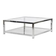 Not available for pickup and same day delivery. Mario Chrome Glass Coffee Table Tides Home And Garden