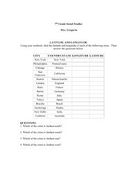 We did not find results for: Longitude Latitude Worksheet