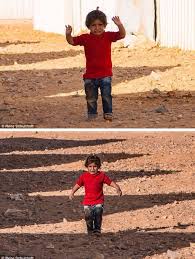 Syrian Child Mistakes A Photographers Camera For A Weapon And Raises Her Hands To Surrender Syrian Children Photographer Camera Children