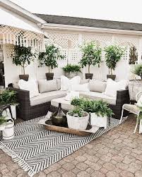 Black And White Outdoor Patio Decor Black White Outdoor Room Patio Deck Designs Outdoor Patio Decor Outdoor Living Rooms
