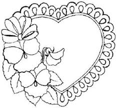 These pages are not only for those who fancy heart and flowers but really, they are for anyone who likes to color! Heart Flowers Coloring Pages Coloring Home