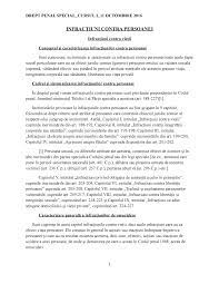 Código penal artículo 205 colombia. Drept Penal Special Cursul 2 Drept Penal Special Cursul 11 Octombrie 2016 Infrac Iuni Contra Persoanei Infrac Iuni Contra Vie Ii Conceptul Caracterizarea Infrac Studocu