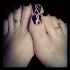 Skin cancer can hide as line on nail melanoma on the extremities — nails, hands and feet — is the rarest subtype of the skin cancer, but it's also more aggressive. Pin On Breast Cancer Awareness Nail Design