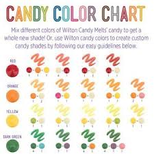 wilton candy melts color chart mixing food coloring basic