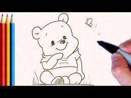 It is more fun to talk with someone who doesn't use long, difficult words but rather short, easy words since you are drawing the pooh and the piglet together, make sure that the body size proportions to each other shinchan is one of my favourite cartoons. How To Draw Winnie The Pooh Step By Step Tutorial For Kids Youtube