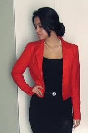 Black Bodycon Dress Black Skinny Belt Red Blazer Red Blazer Black Bodycon Dress Black Blazers