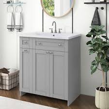 30in Bathroom Vanity With Single Sink