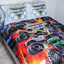 Monster jam 62 x 90 blanket: Monster Jam Full Bedding Set