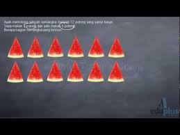Soal Cerita Pecahan I Minimal Kelas 3 Sd Youtube
