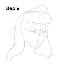 How To Draw Aurora Briar Rose From Sleeping Beauty