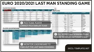 More information on how to create a euro 2021 predictor game can be found in this article. Excel Templates Get Hundreds Of Ready To Use Excel Spreadsheets For Free
