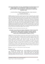 Di dalam kurikulum semua mata pelajaran 4.9 menangkap makna terkait fungsi sosial dan unsur kebahasaan secara kontekstual lirik lagu terkait kehidupan remaja sma/ma/smk/mak. Pdf Analisis Stilistika Dan Nilai Pendidikan Karakter Dalam Lirik Lirik Lagu Fourtwnty Album Lelaku Serta Relevansinya Sebagai Bahan Ajar Bahasa Indonesia Tingkat Sma
