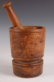Wood Mortar And Pestle Mortar And Pestle Mortar Burled Wood
