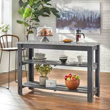 tms dadler kitchen island with granite top