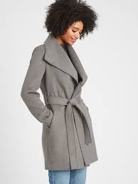 Wool Wrap Coat Banana Republic Factory In 2020 Wool Wrap Coat Wrap Coat Wool Wrap