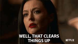 Well That Clears Things Up Katharine Isabelle GIF