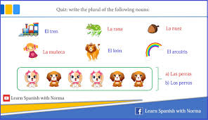 Plural Nouns In Spanish