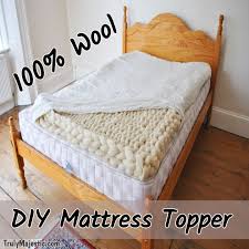 Diy Wool Mattress Topper Easy No Sew Truly Majestic Wool Mattress Diy Mattress Diy Mattress Pad