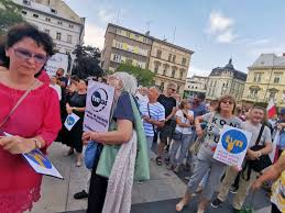 Protests held across poland in opposition to 'lex tvn' censorship bill. Smuylpzx46p8im