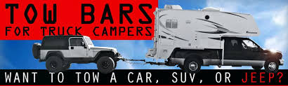 From what people are saying it sounds like the that braking while towing a load would be too much for them? Tow Bars For Truck Campers Truck Camper Magazine