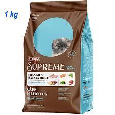 Ração Seca Quatree Frango e Batata Doce Cães Filhotes Raças Peq.