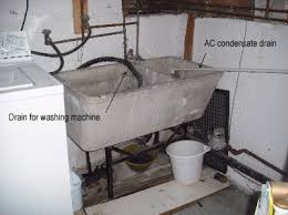 laundry tubs, sinks and taps