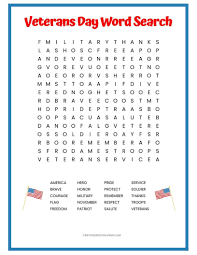 Veterans Day Word Search Printable Worksheet With 20 Words To Find Is A Fun And Educational V Holiday Worksheets Free Printable Worksheets Printable Worksheets