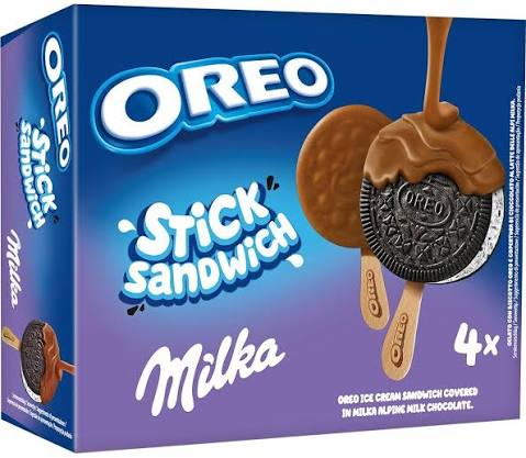 Helado Oreo stick