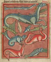 Physiologus Medieval Animal Art Lazer Horse Medieval Dragon Medieval Artwork Medieval Art