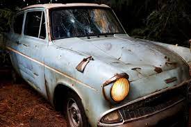 Runs 10.0s all steel body, custom paint. Classic Blue Ford Anglia Stock Image Image Of Ford 104566089