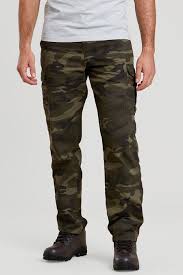 100% cotton, zip fly button closure. Lakeside Camo Mens Cargo Pants Mountain Warehouse Ca