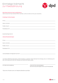 Maybe you would like to learn more about one of these? Vollmacht Zur Paketabholung