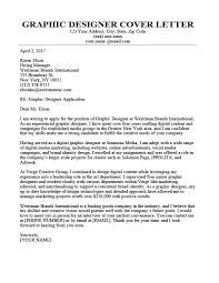 Two graphic designer cover letter examples: Graphic Design Cover Letter Template Sample Cover Letter