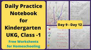 I've shared a fun activity to introduce tens and ones and also explained it on the notebook. Daily Practice Activity Sheets For Kindergarten Ukg Class 1 Diy Worksheets For 4 6 Year Old Youtube