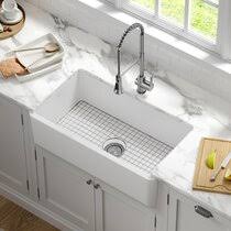 Undermount ceramic kitchen sinks ukc events 2021 florida. Farmhouse Apron White Kitchen Sinks You Ll Love In 2021 Wayfair