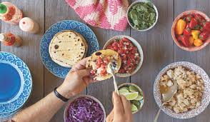 Გვერდებიმედიატელევიზია და ფილმებისატელევიზიო ქსელიfood networkვიდეოებიfish tacos. Sunday Paper Dinner Table Fish Tacos With Creamy Chipotle Sauce And Pico De Gallo Maria Shriver