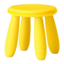 Amazon Com Ikea Mammut Childrens Light Yellow Stool Home Kitchen Kids Stool Childrens Chairs Ikea Kids