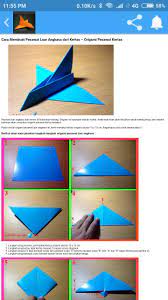 Dan kalau bisa, mungkin alangkah lebih baiknya sebelum ke cara membuat origami, yuk kita simak. Cara Membuat Pesawat Kertas Fur Android Apk Herunterladen