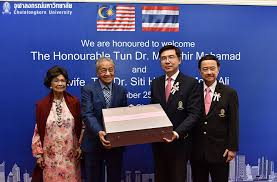 In this picture taken late may 6, 2018, wan azizah, wife of jailed former opposition leader and current federal opposition leader anwar ibrahim, addresses. Malaysian Prime Minister Visits Cu Chulalongkorn University