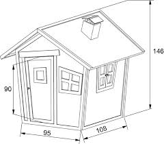 Kinder Spielhaus Comic Holz Kinderspielhaus Vorgestrichen Mit Tur Fenster Cabane