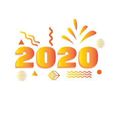Memphis Geometric New Year 2020 Font Geometric New Year 2020 Graphic Design Background Templates