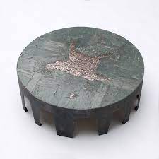 The table consists of a chromed steel base with a handmade slate and. City Furniture Pia Manu Coffee Table 1964 Coffee Table Furniture City Furniture