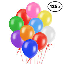 Discover over 648 of our best selection of 1 on aliexpress.com with. 125 Pack Assorted Color Party Balloons 12 Inch Perfect For Kids Birthday Parties Events Or Activities Made Of Strong Latex Easy To Inflate Fill With Air Helium Or Water Buy