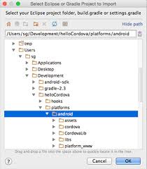 Installing android software is probably the most challenging part of this project. Android Plattform Guide Apache Cordova