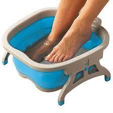 Avec le pouce gauche, en appuyant bien, dessiner une ligne imaginaire au milieu de la voûte, en partant du talon. Sedao Vente Sport Bien Etre Bain De Pieds Gain De Place