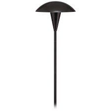 Large Mushroom 18 High Black Low Voltage Led Path Light 2c498 Lamps Plus
