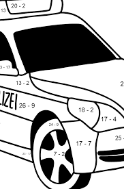 Recherchez parmi des 2 496 voiture coloriage photos et des images libres de droits sur istock. Coloriage Voiture De Police En Allemagne En Ligne Ou Imprimer