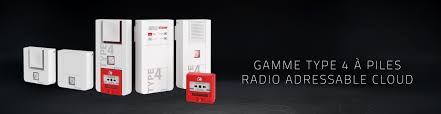 Centrale alarme type 4 radio adressable