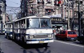21路配车sk561 gf型无轨电车 memory lane trip memories