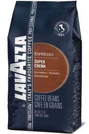 Lavazza Super Crema Espresso Whole Beans Coffee Beans Blended Coffee Lavazza